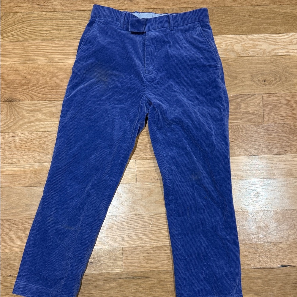 Men's Blue Corduroy Pants